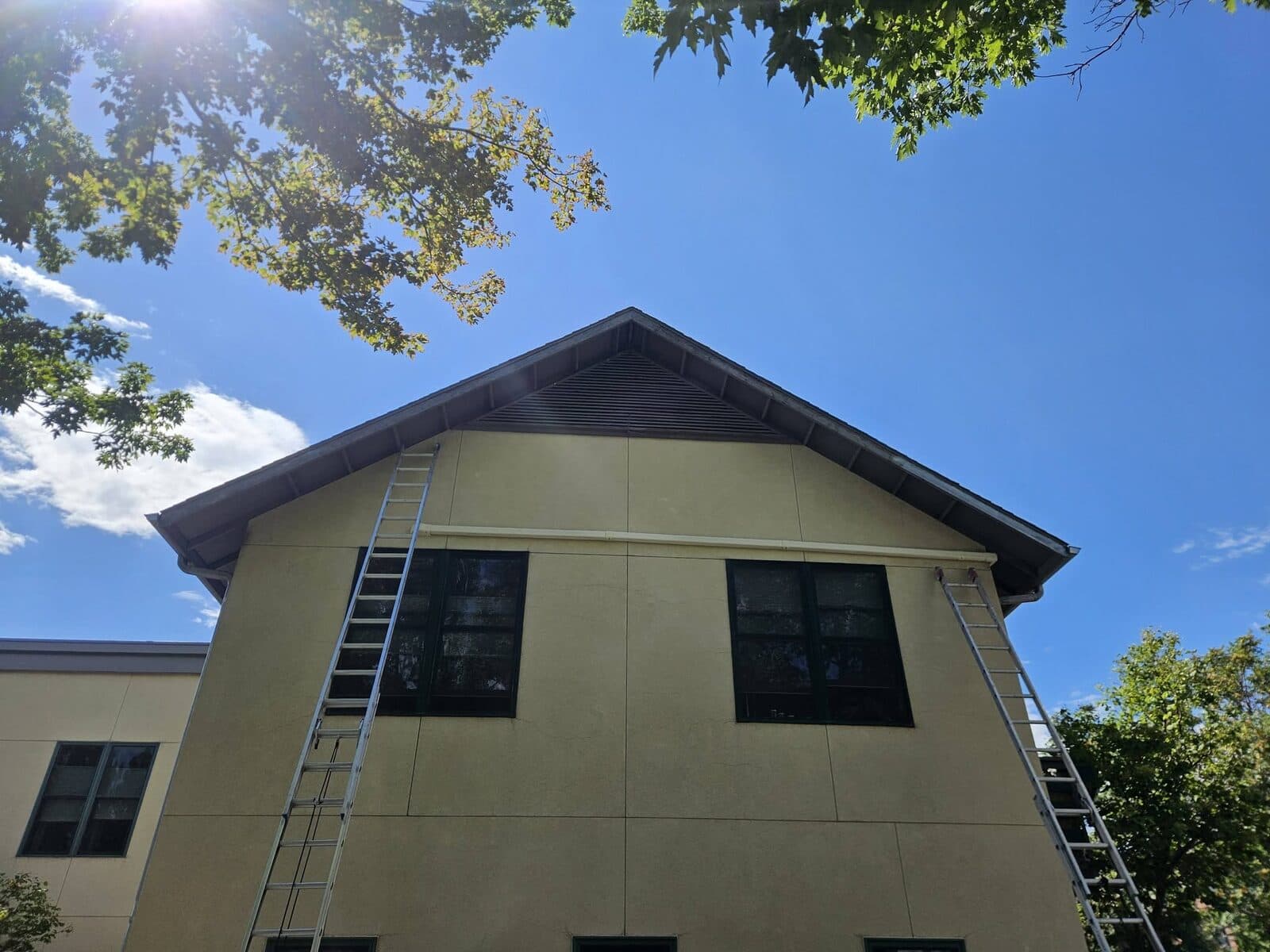 Exterior repaint · two-story